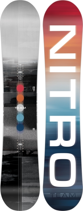Nitro Team Snowboard Camber Wide 162cm (grau/blau)