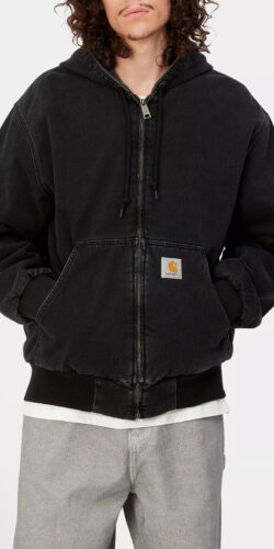 Carhartt Wip OG Active Jacke Winter Stone Washed (schwarz)