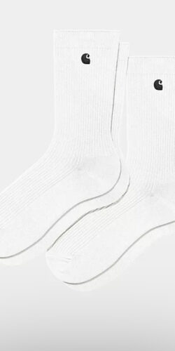 Carhartt Wip Madison Socken 2 Paar (weiß)