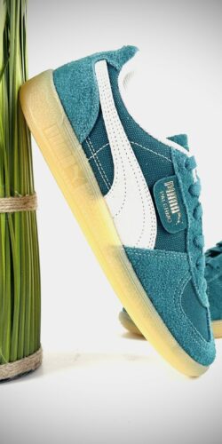 Puma Palermo Vintage Sneaker Cold Green Frostet Ivory (grün)