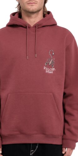 Volcom Lintell Kapuzen Pullover Merlot (rot)