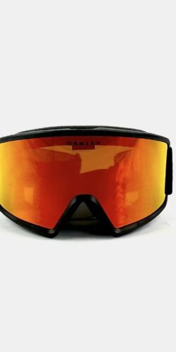 Oakley Target M Snowboard Brille Fire Iridium (schwarz)