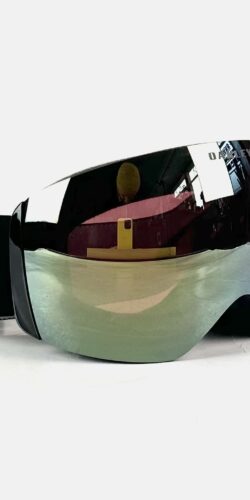 Oakley Flight Deck L Snowboard Brille Sage Gold Iridium (schwarz