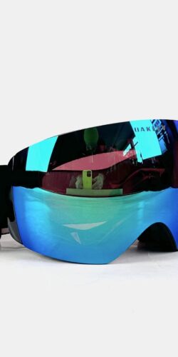 Oakley Flight Deck L Snowboard Brille Argon Iridium (blau/schwarz)