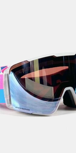 Oakley Line Miner Pro L Snowboard Brille Sapphire Iridium (blau/rot