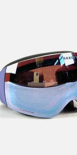 Oakley Flight Deck M Snowboard Brille Sapphire Iridium (blau/lila)