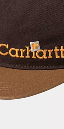 Carhartt Wip Label Script Cap Cotten Brown (braun)