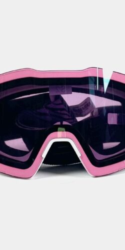 Oakley Fall Line M Snowboard Brille Iced Iridium (pink)